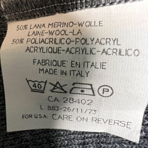 Gispa Donna Neiman Marcus Grey Sweater Dress Short Sleeve Wool Blend Size 2X - Picture 7 of 8